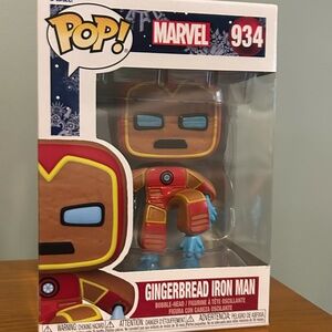 Funko Pop Gingerbread Iron Man Figure